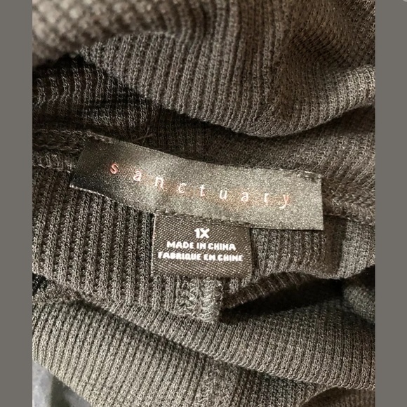 Sanctuary Turtleneck Long Sleeve Tee Black - Picture 7 of 8